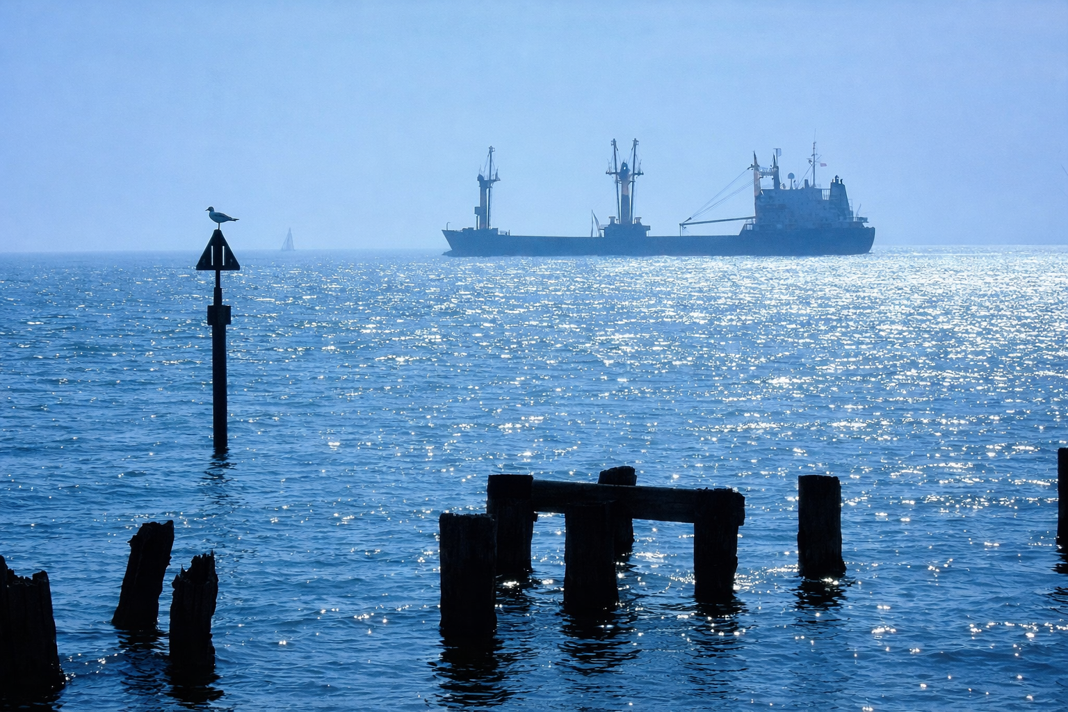 Navio no Horizonte