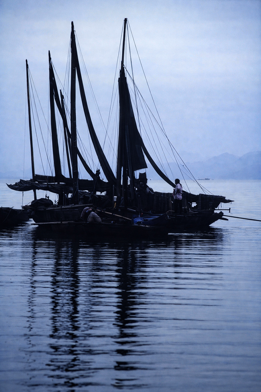 Barcos tradicionais asiáticos