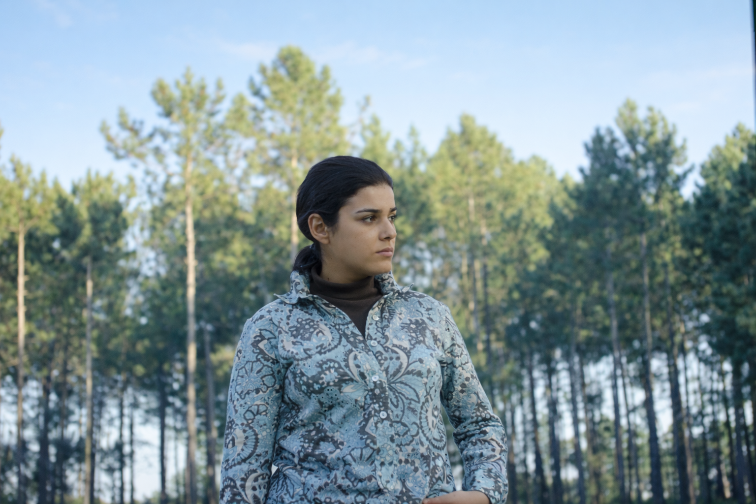 Retrato mulher floresta