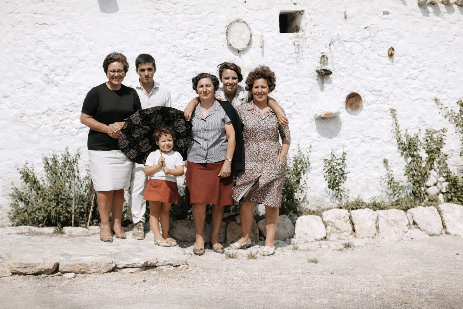 Família portuguesa em ambiente rural