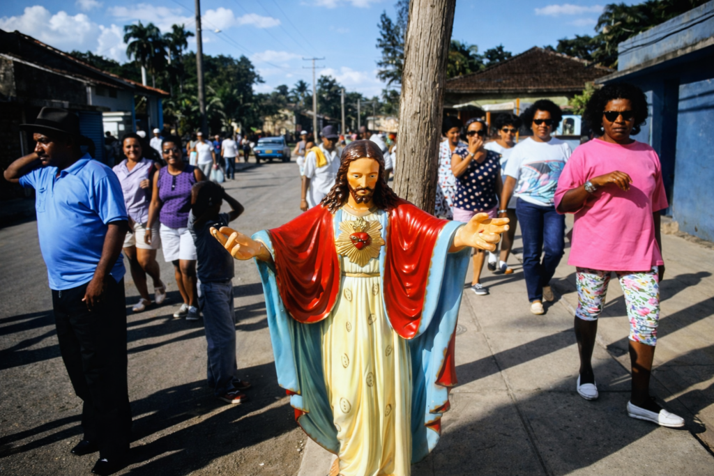 Estátua de Jesus em Cuba