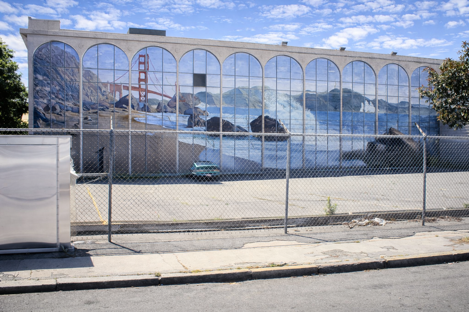 Mural do litoral de São Francisco