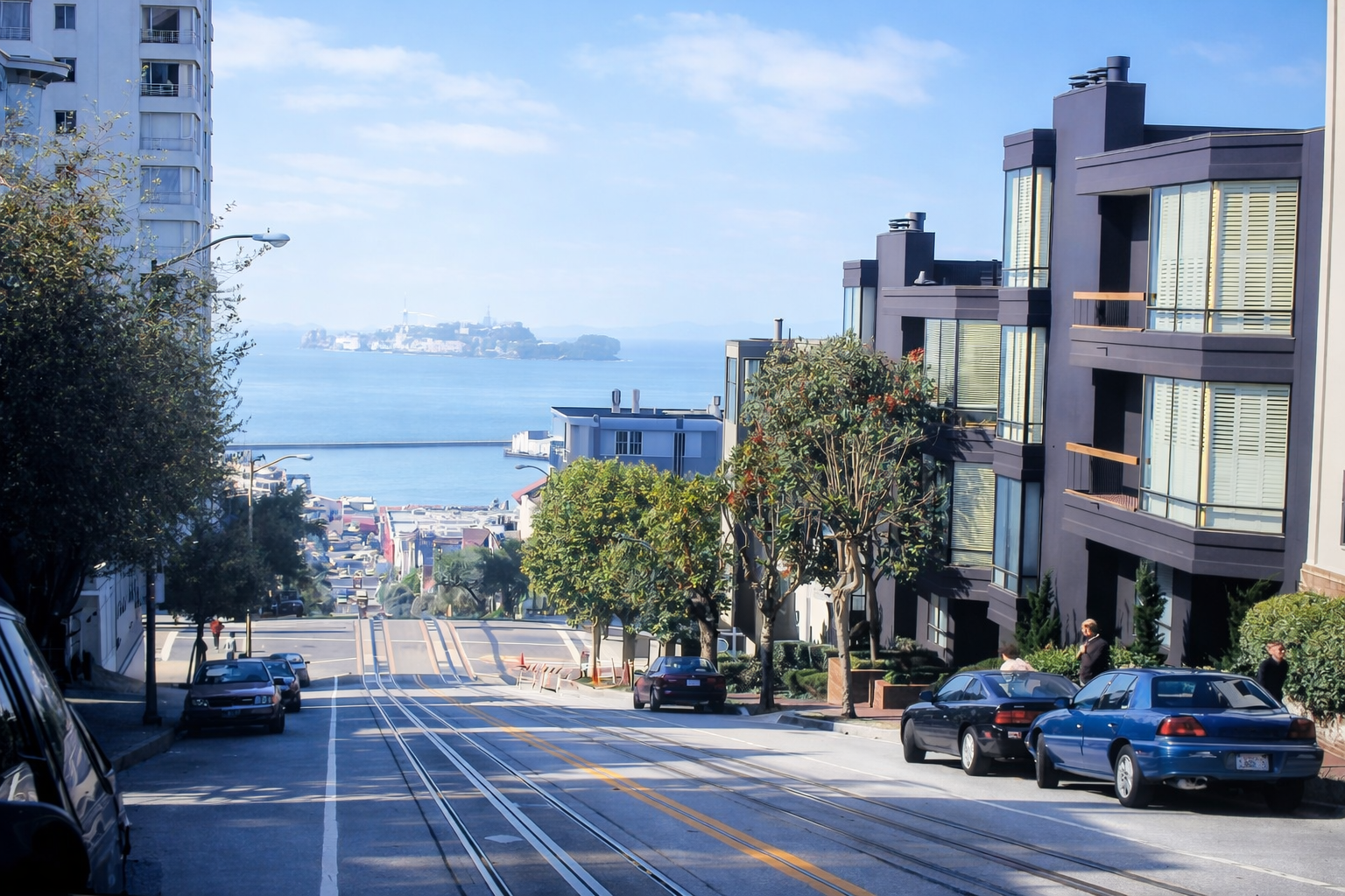 Rua de São Francisco com Alcatraz