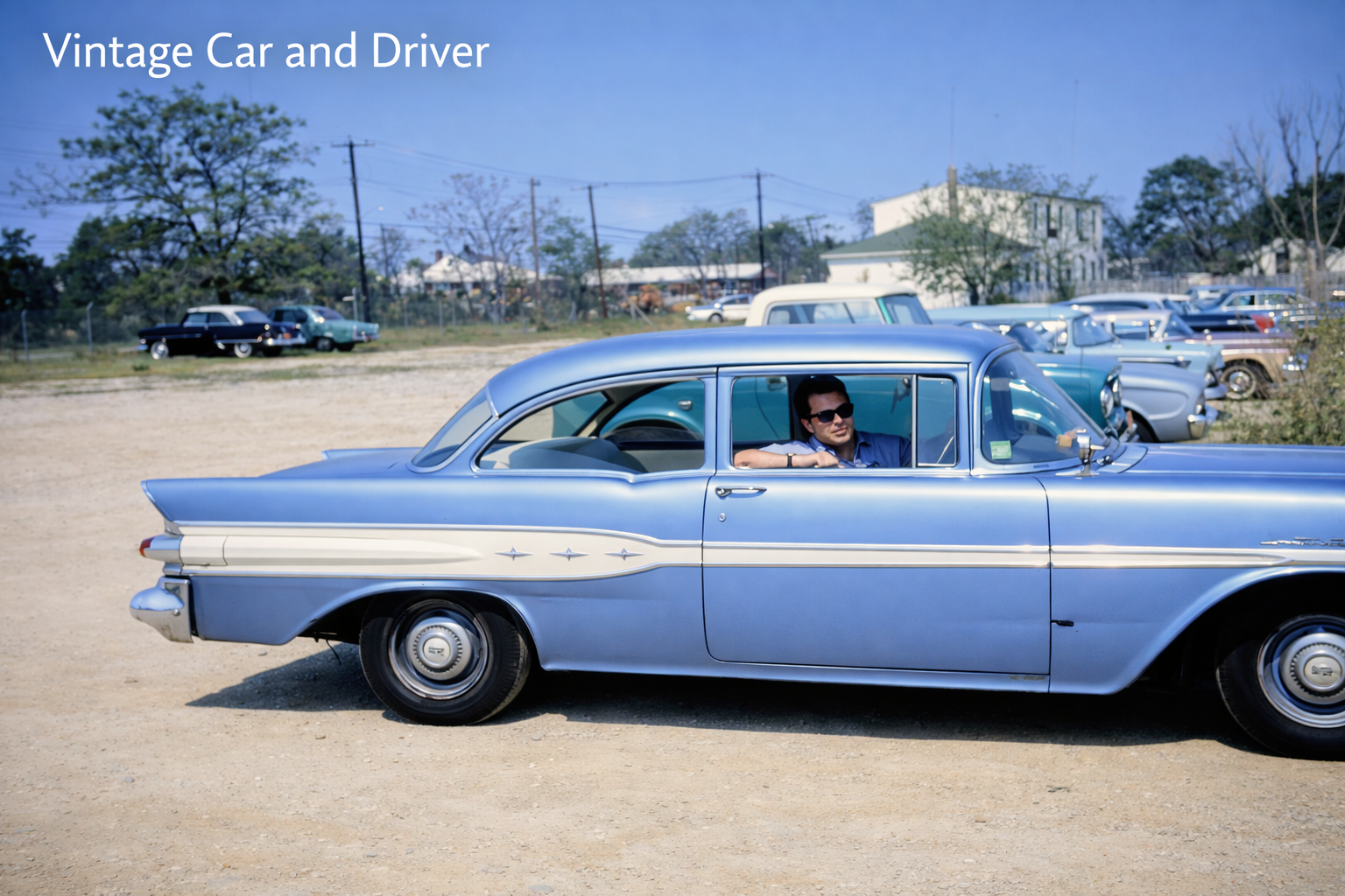 Carro clássico americano dos anos 50 chevrolet bel air