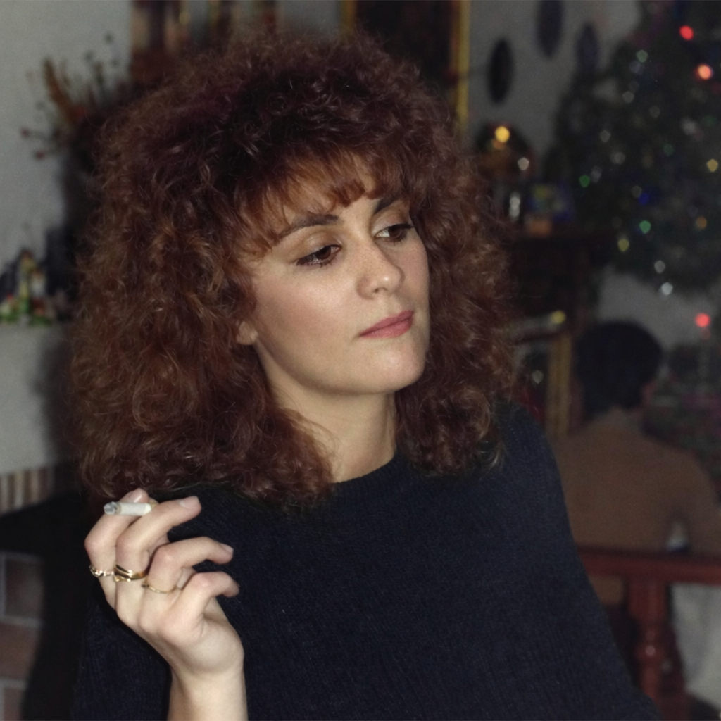Retrato de inverno com árvore de Natal