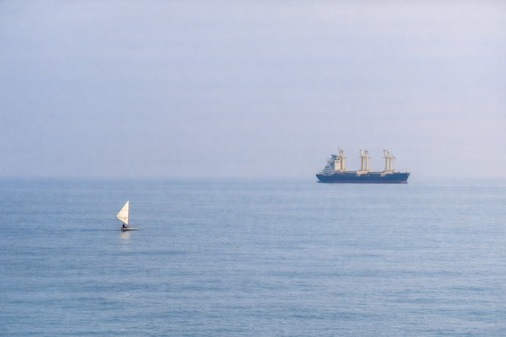 Navegando entre o céu e o mar