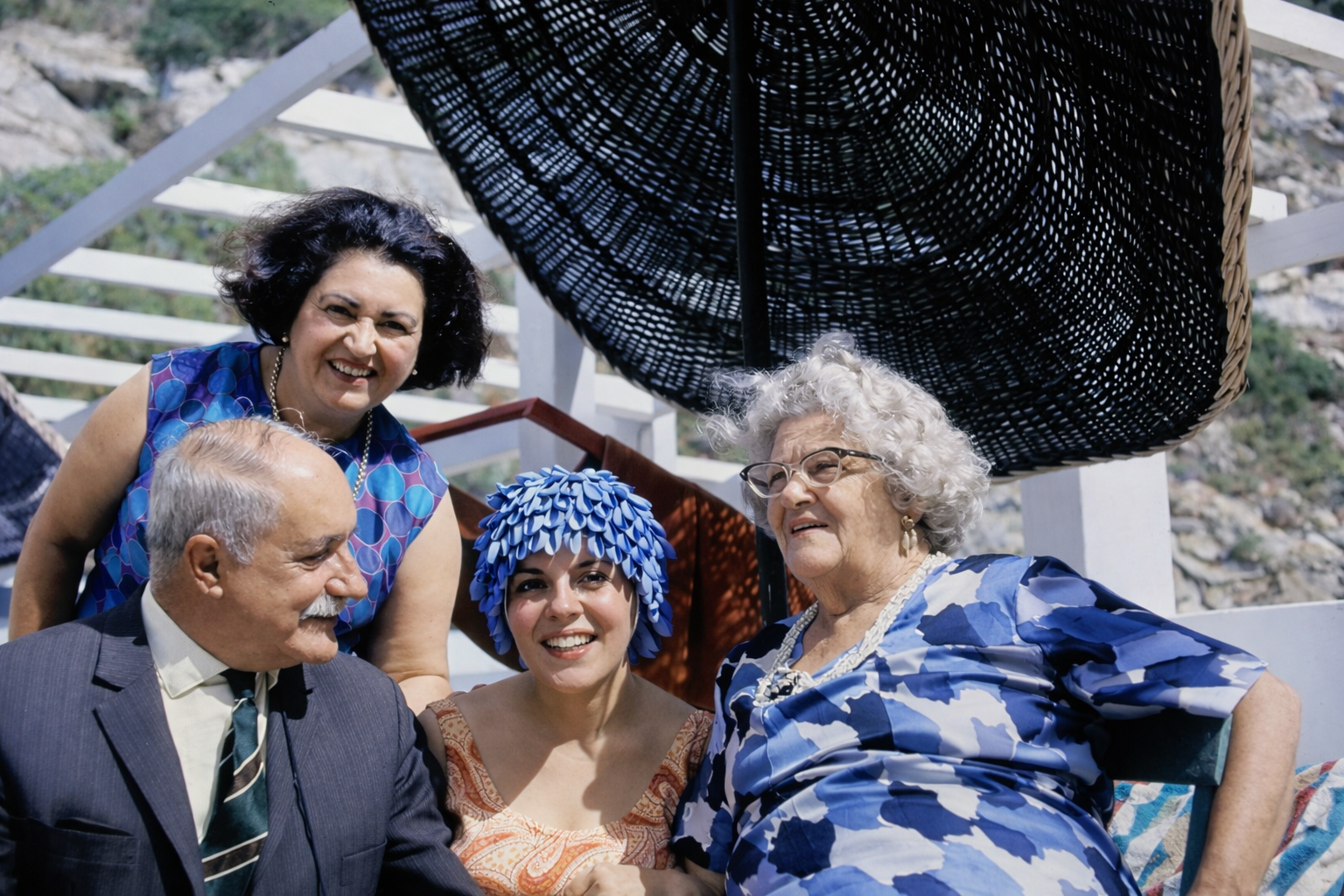 Retrato ao ar livre em família