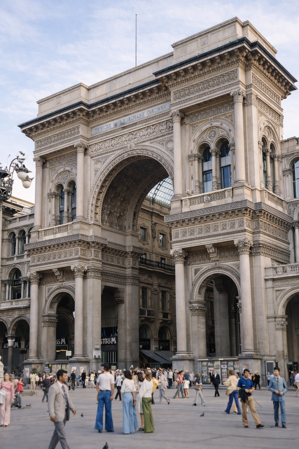 Galleria Vittorio Emanuele II movimentada