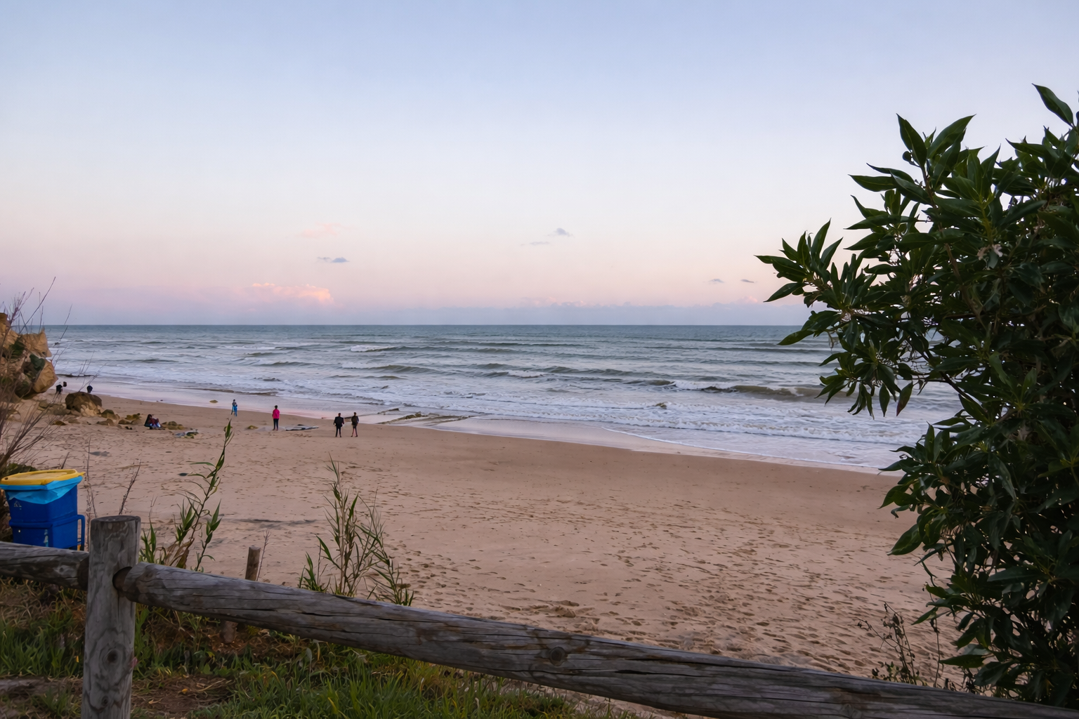 Fim de tarde na praia