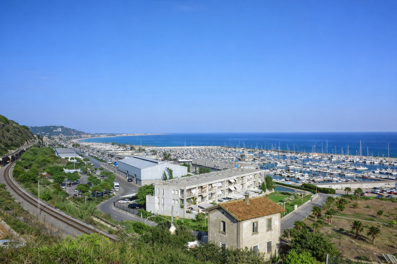 Vista panorâmica da Marina de Cascais