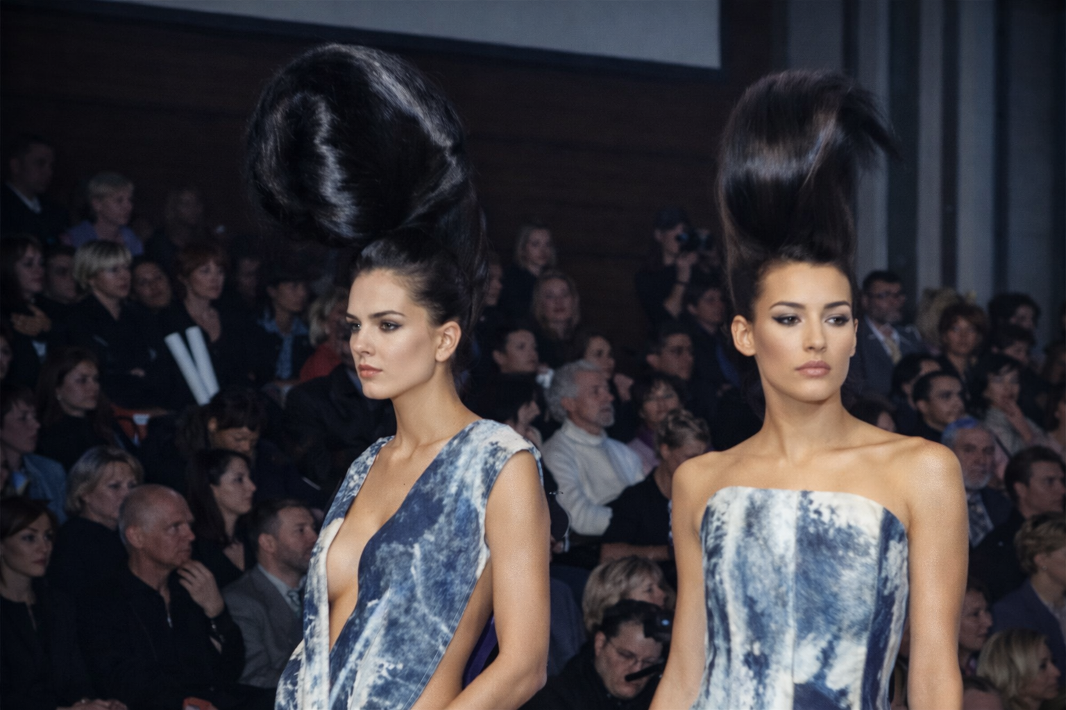 Passarela de moda elegante e precisa