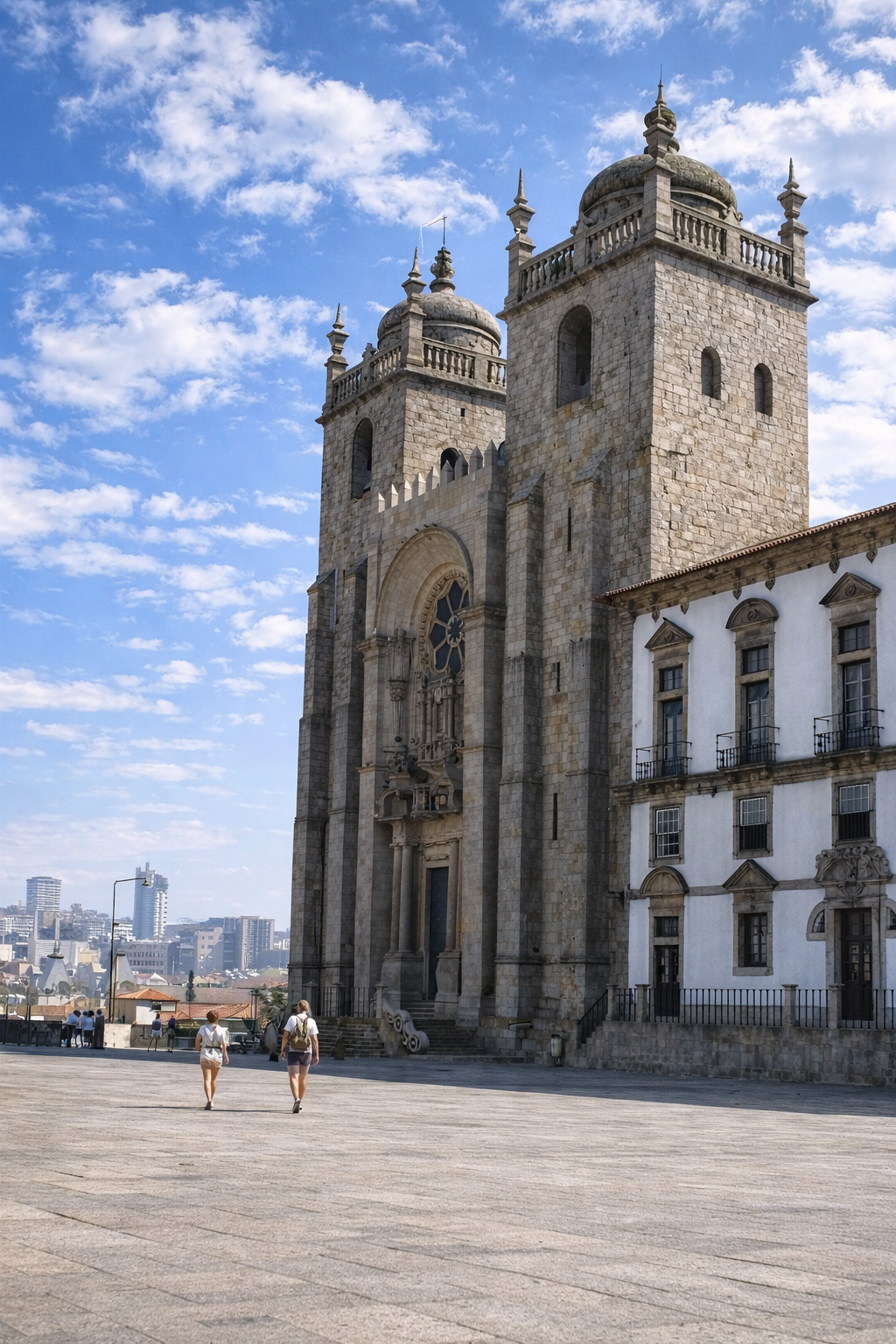 Catedral da Sé do Porto em dia claro
