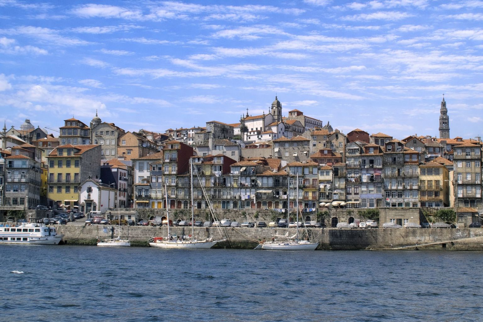 Vista da Ribeira sobre o Douro