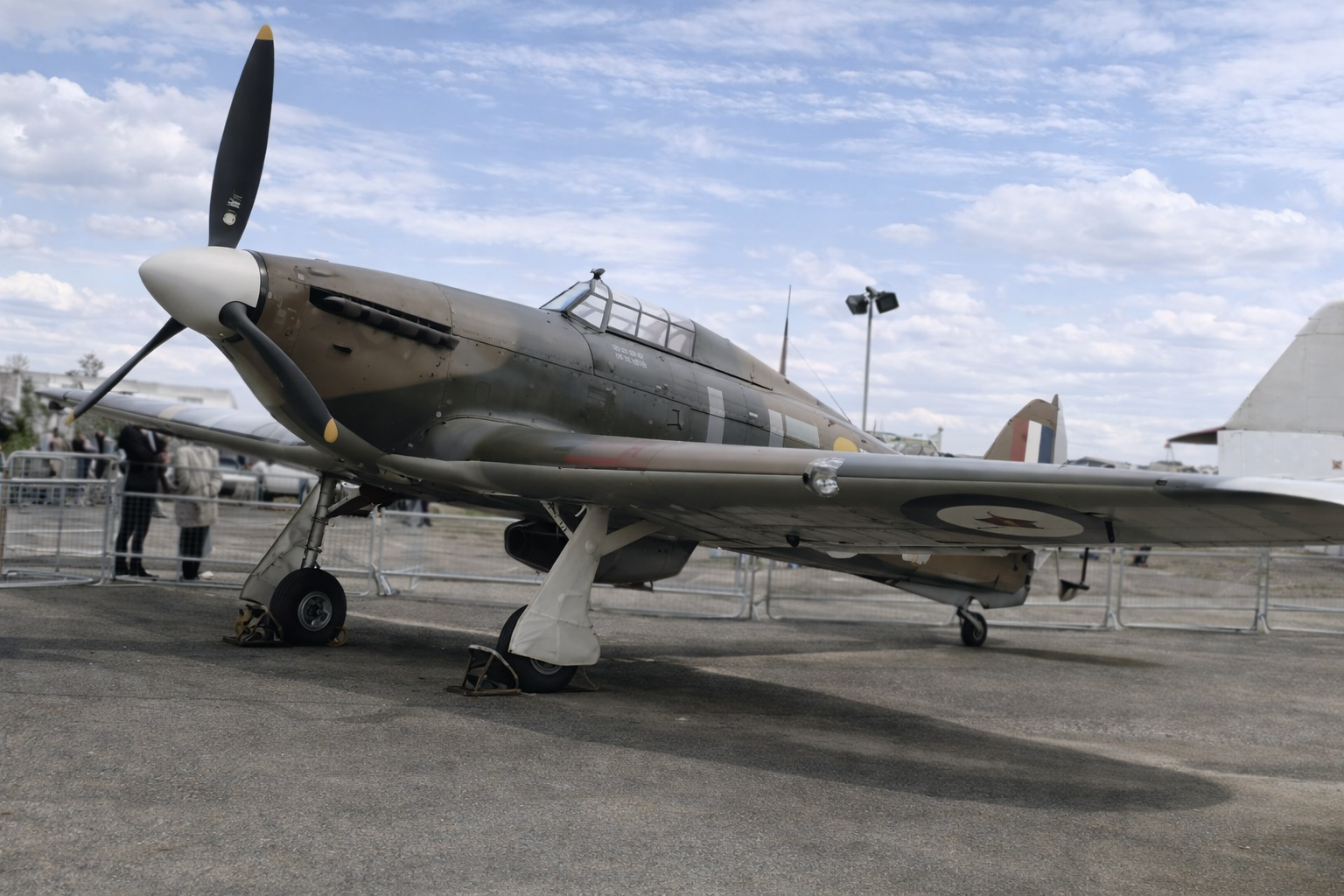Avião Hawker Hurricane em exibição