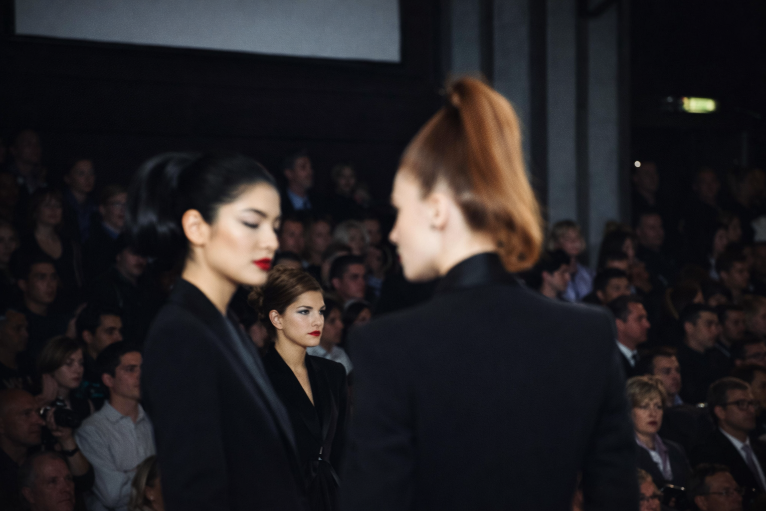 Desfile de moda em alta definição