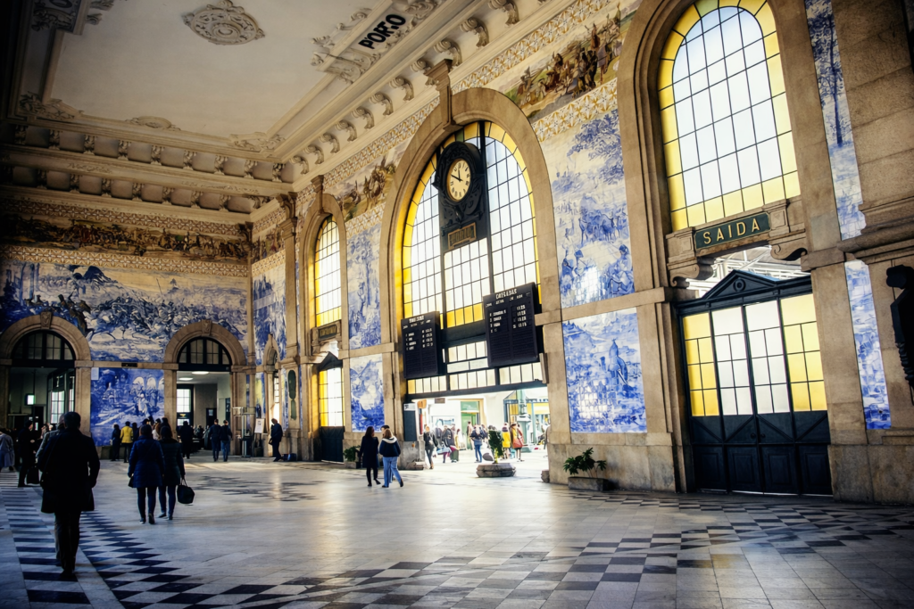 Estação de São Bento em Porto