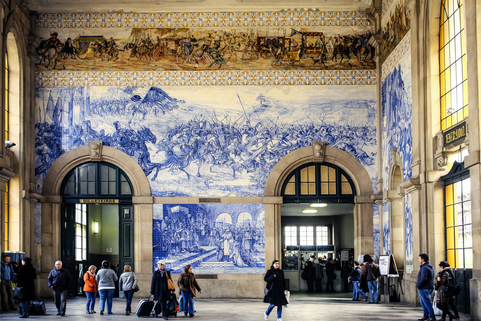 Estação de São Bento em Porto