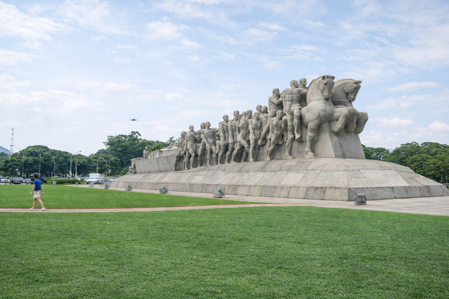 Monumento às Bandeiras em São Paulo