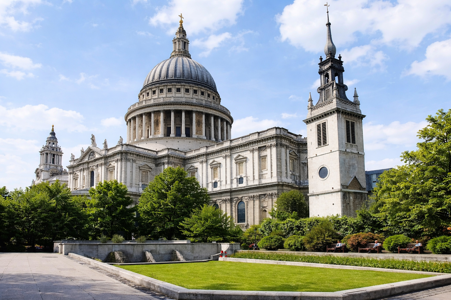 Catedral de São Paulo e torre histórica