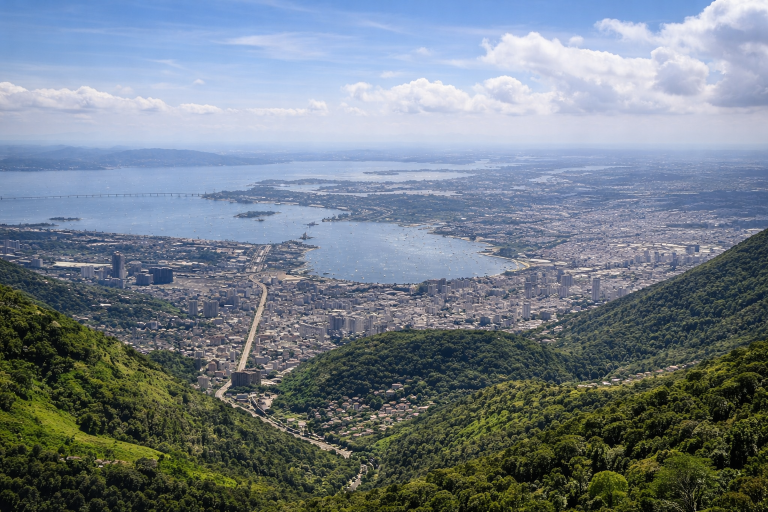 Vista aérea do Rio de Janeiro