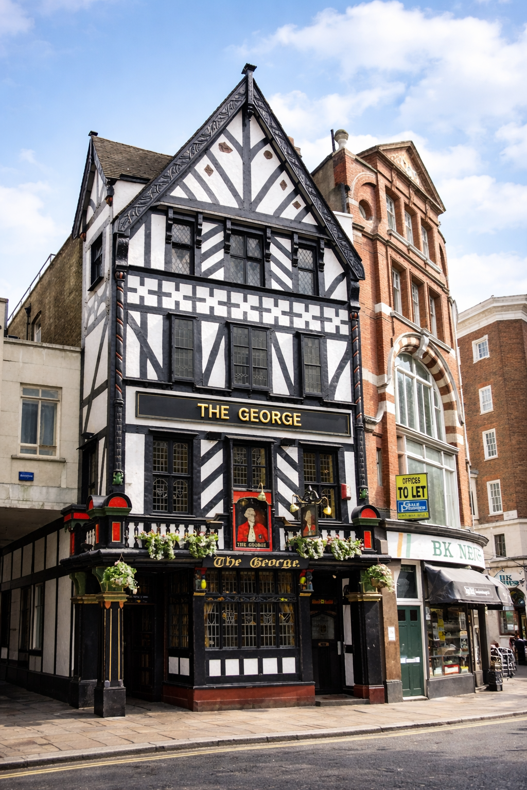 O histórico pub The George em Londres