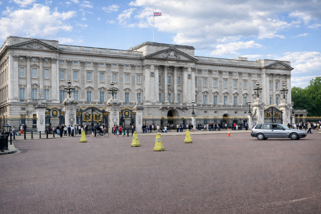 Palácio de Buckingham em um dia claro
