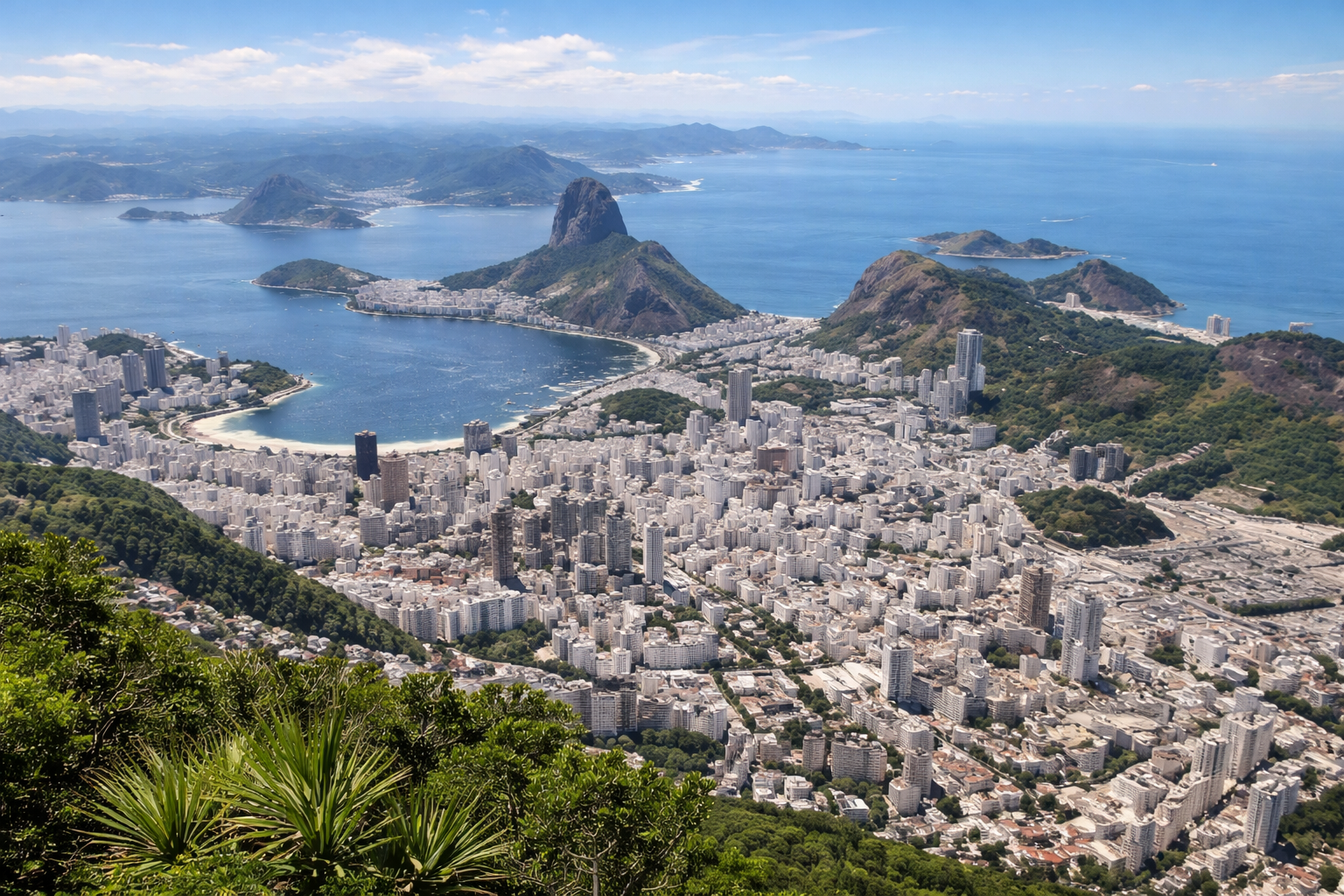 Vista aérea de Rio de Janeiro