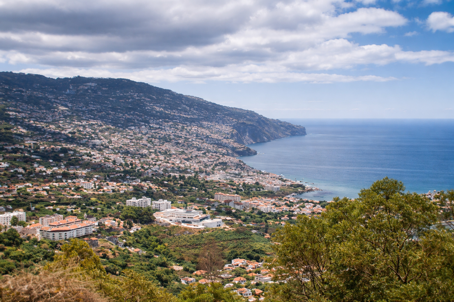 Vista panorâmica de Funchal