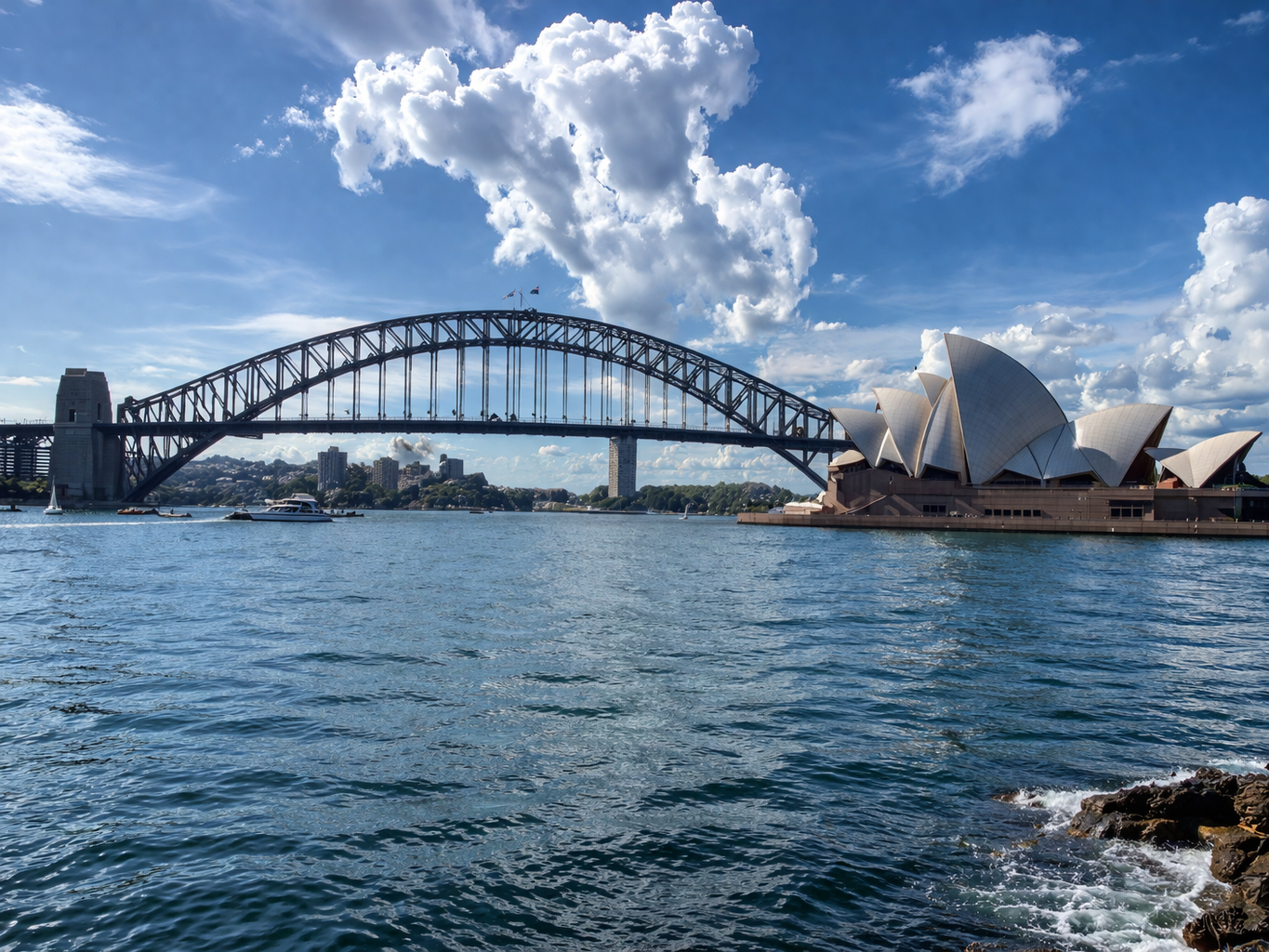 Panorama da Baía de Sydney