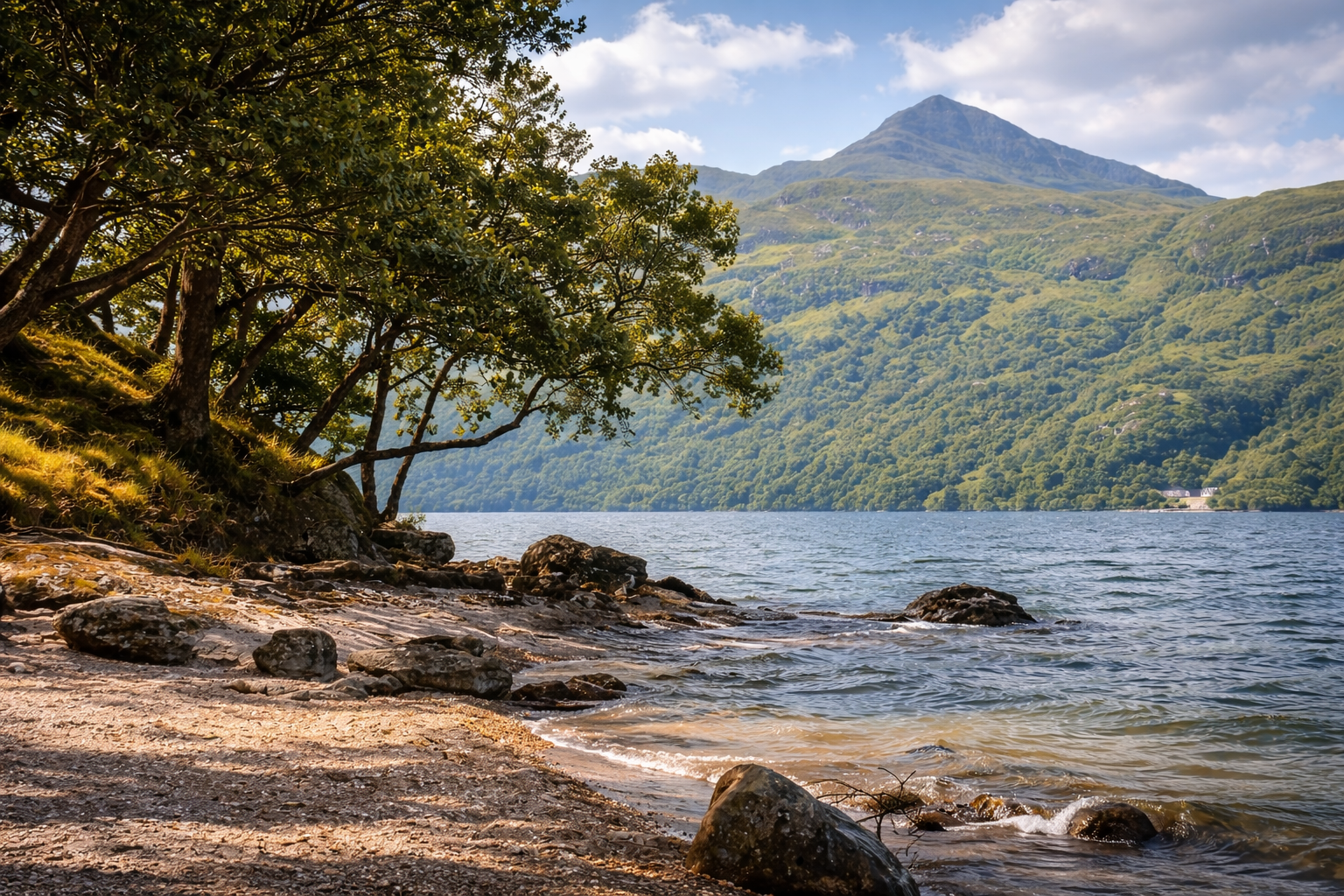Loch Lomond à luz do dia