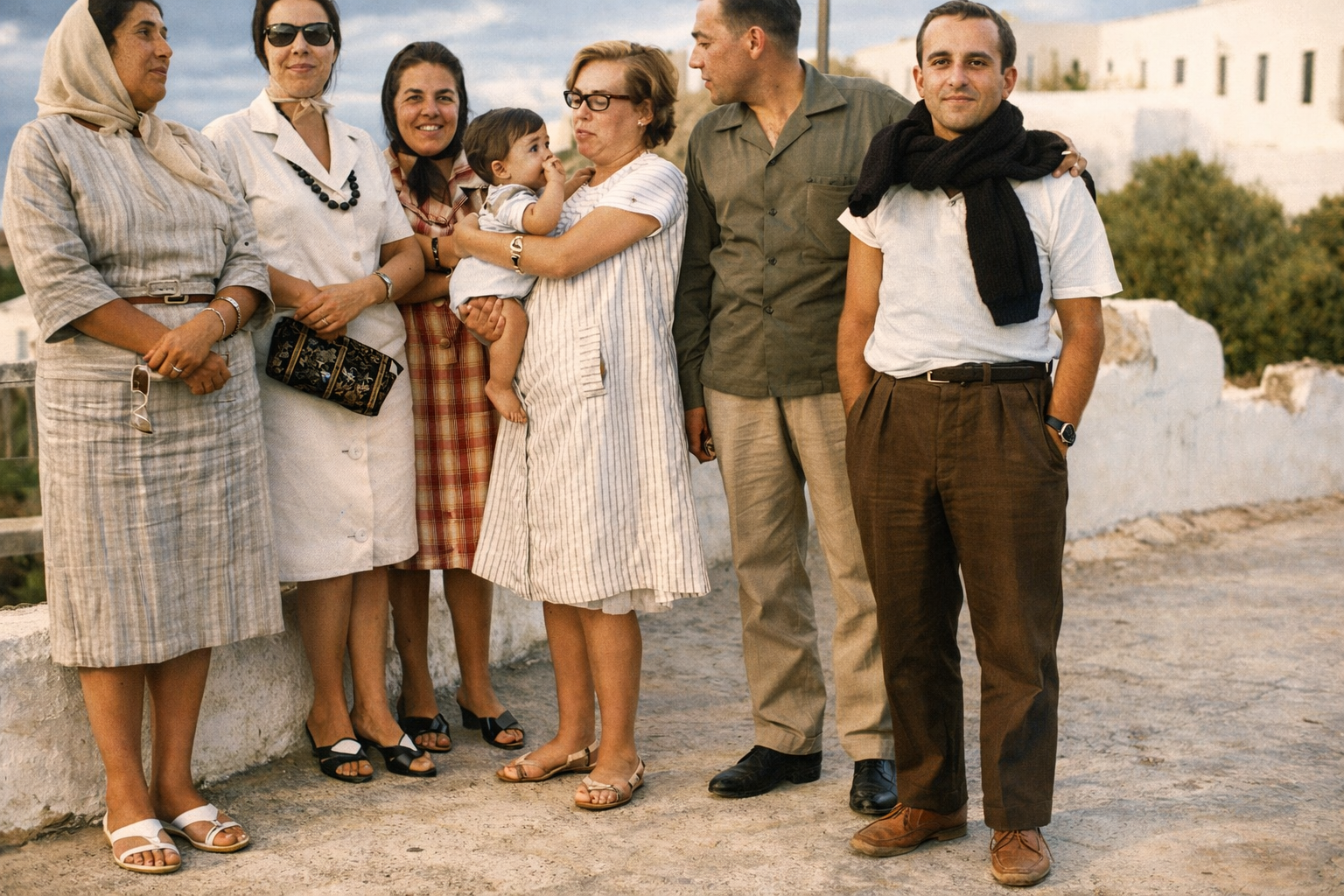 Retrato de um grupo no interior do Mediterrâneo