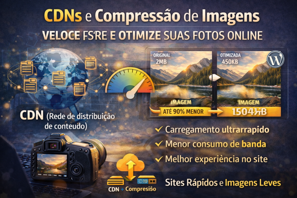 CDNs e compressão de imagens explicados
