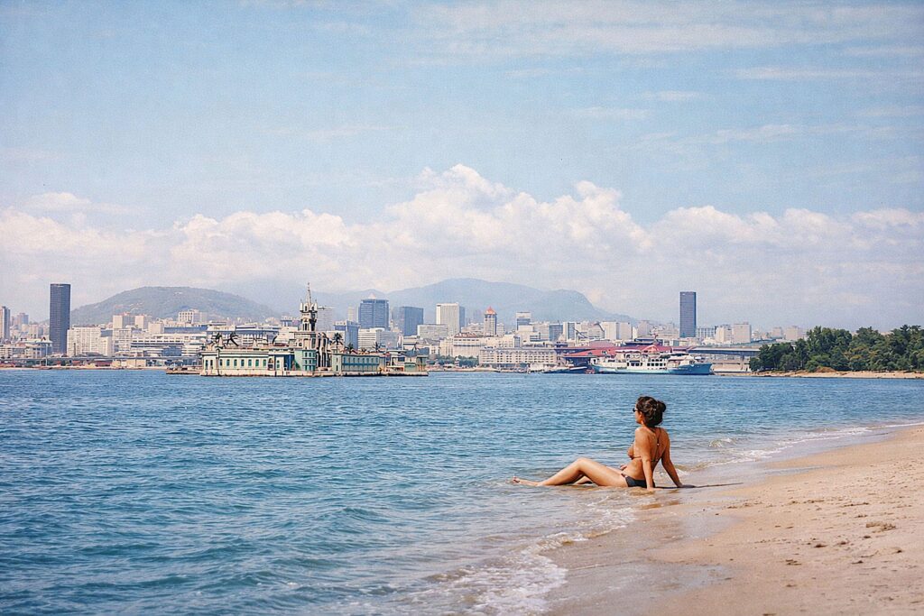 Porto e mar: um vislumbre da cidade
