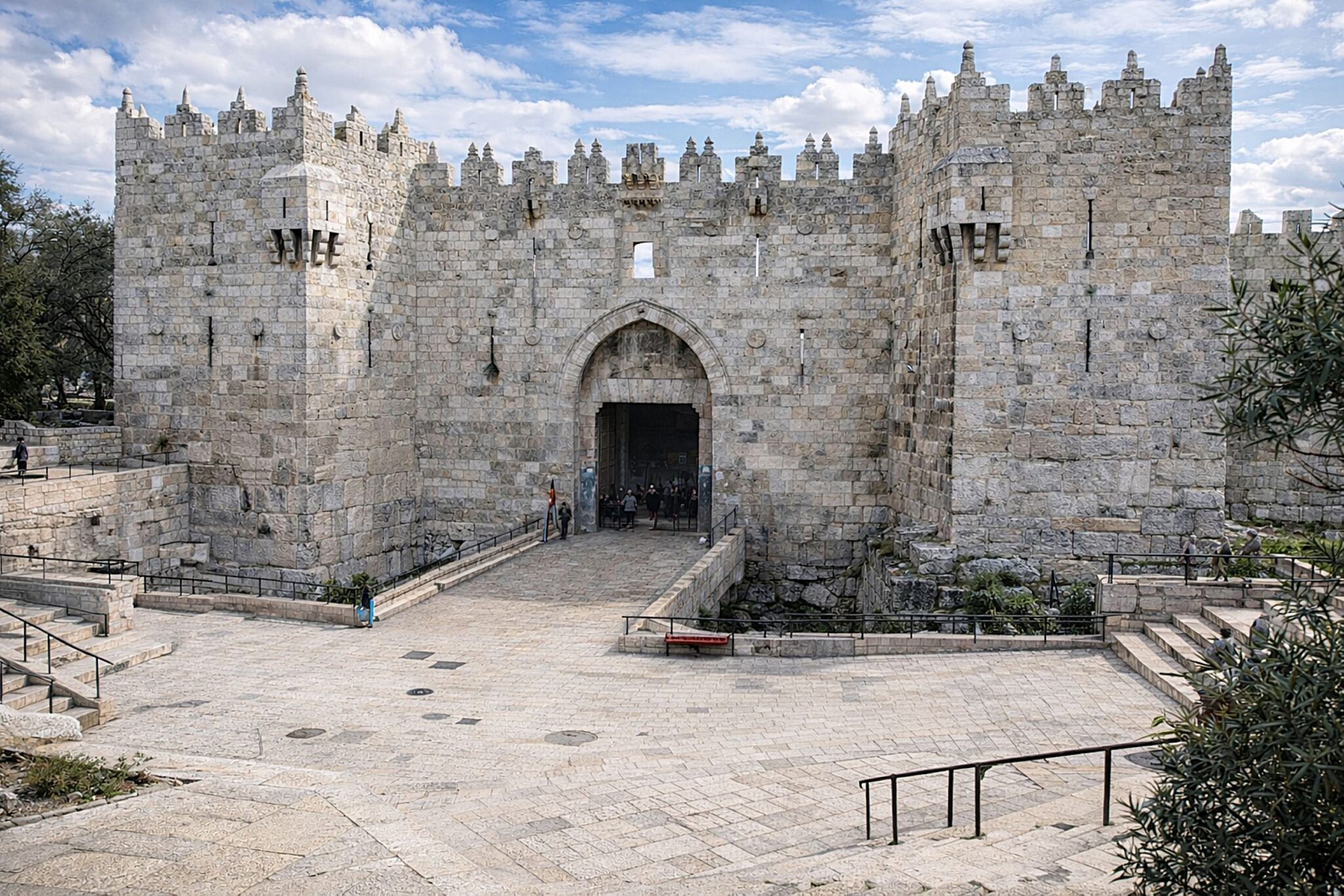 Portão de Damasco em Jerusalém
