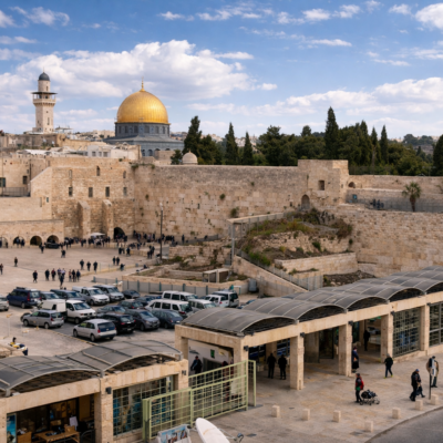Praça do Muro das Lamentações em Jerusalém