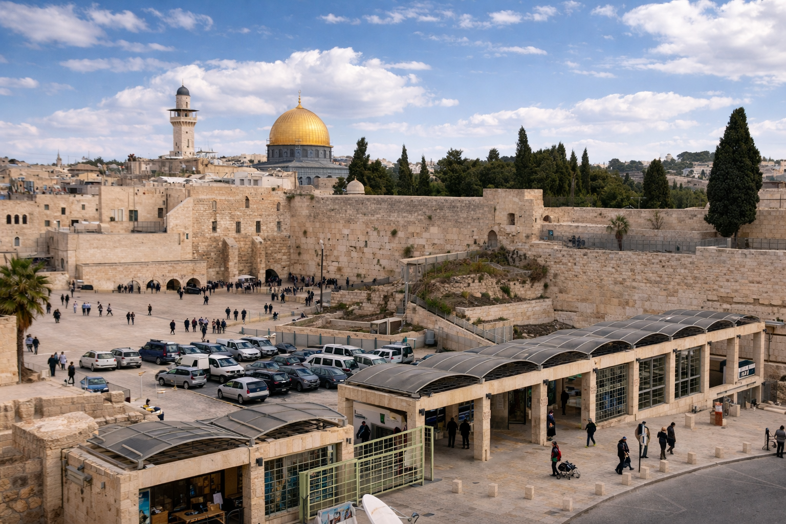 Praça do Muro das Lamentações em Jerusalém