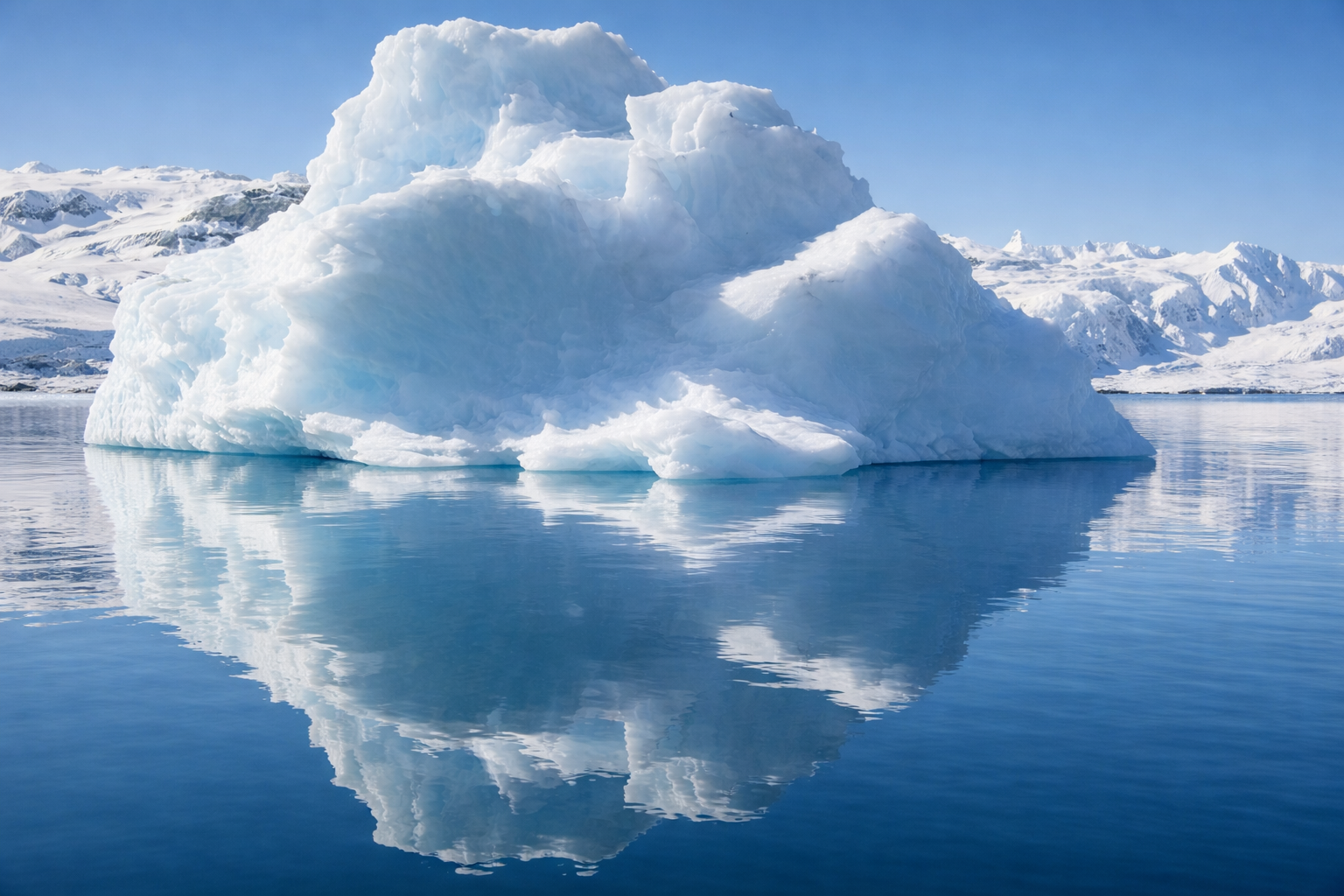 Iceberg majestoso no Ártico
