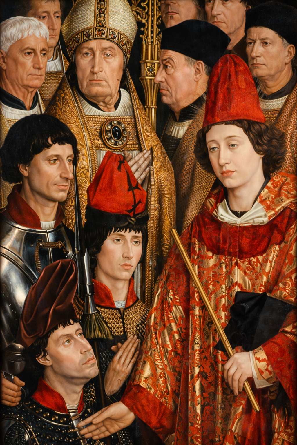 Reunião religiosa e nobre medieval