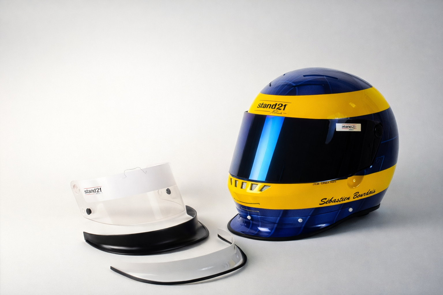 Capacete de corrida de Bourdais