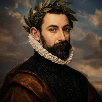 Retrato clássico de nobre renascentista