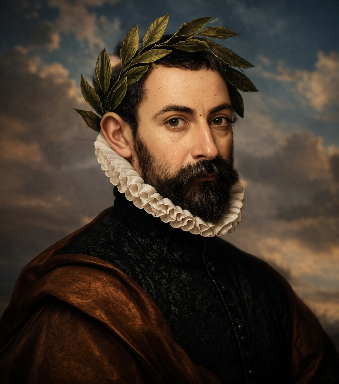 Retrato clássico de nobre renascentista