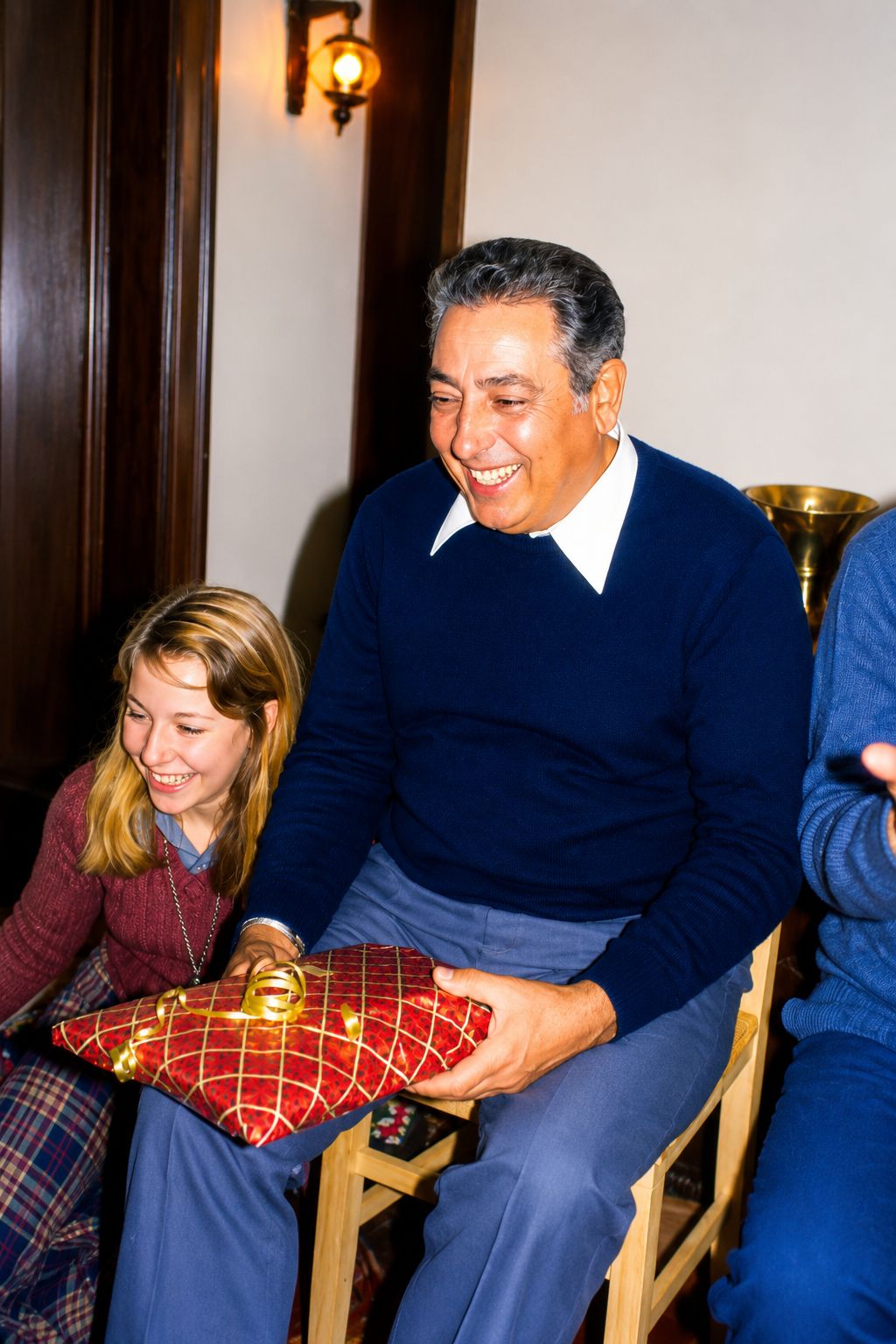 Momento de felicidade em família