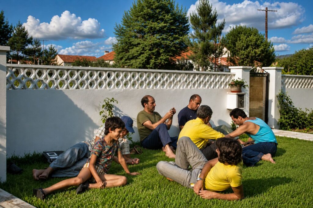 Tarde de verão no jardim