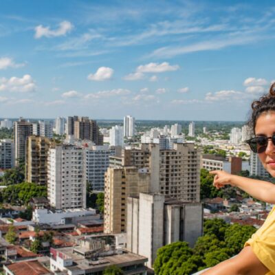Vista urbana com toque pessoal